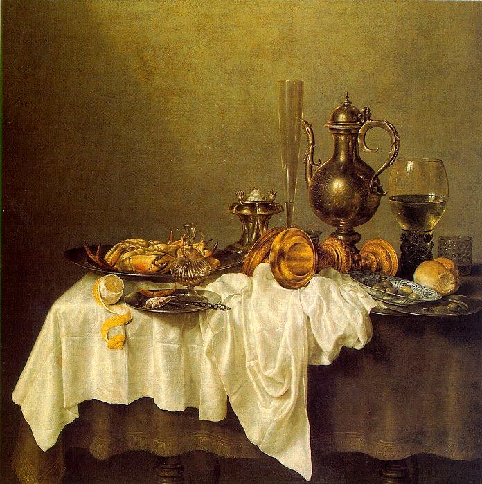 Willem Claesz Heda Breakfast of Crab